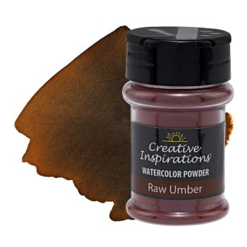 Creative Inspirations Watercolor Powder - Raw Umber, 38 grams