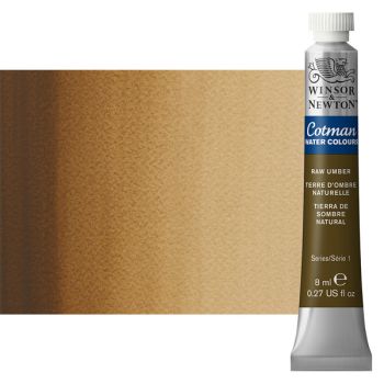 Cotman Watercolor 8 ml Tube - Raw Umber