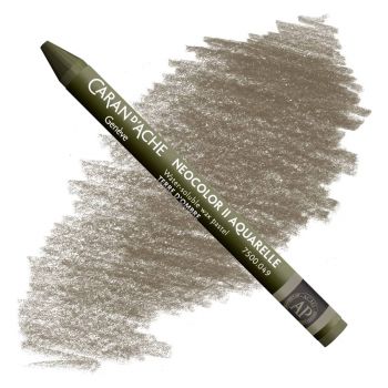 Caran d'Ache Neocolor II Water-Soluble Wax Pastels - Raw Umber, No. 049