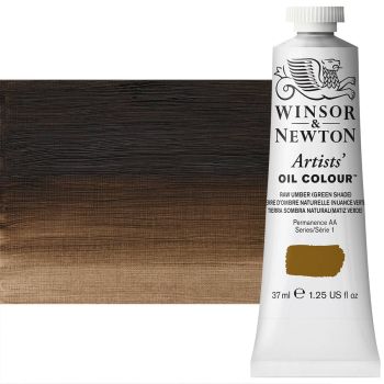 Winsor & Newton Artists' Oil Color 37 ml Tube - Raw Umber Green Shade