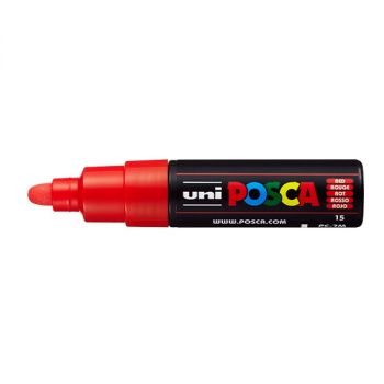 Posca Acrylic Paint Marker 4.5-5.5 mm Broad Bullet Tip Red