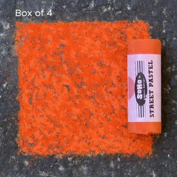 Box of 4 Soho Jumbo Street Pastels Red