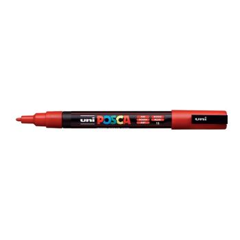 Posca Acrylic Paint Marker 0.9-1.3 mm Fine Tip Red