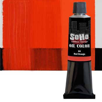 SoHo Artist Oil Color Red Orange 170ml Tube