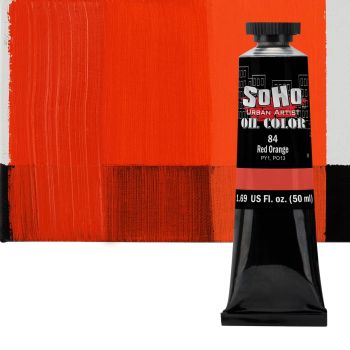SoHo Artist Oil Color Red Orange 50ml Tube