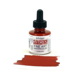 Dr. Ph. Martin's Hydrus Watercolor 1 oz Bottle - Red Oxide