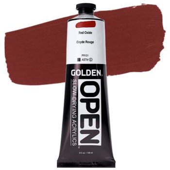 Golden OPEN Acrylic 5 oz Red Oxide