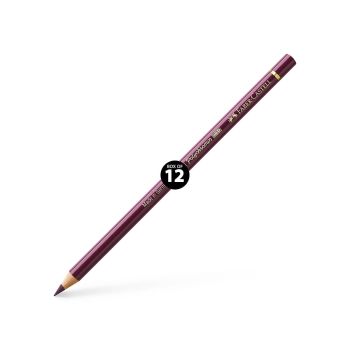 Faber-Castell Polychromos Pencils Box of 12 No. 194 - Red Violet
