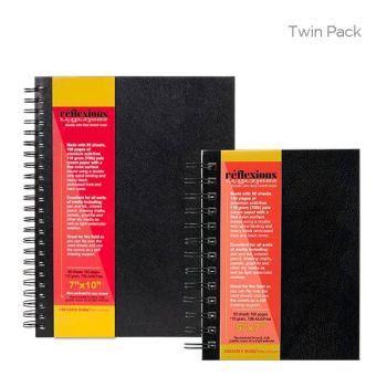 Spiral Sketch Book, Twin Pack (5x7 + 7x10)