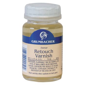 Grumbacher Pre-Tested Retouch Varnish 2.5 oz Bottle