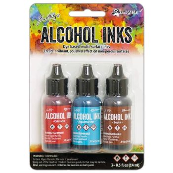 3Pk Holtz Alcohol Ink 1/2oz Rodeo Color Kit