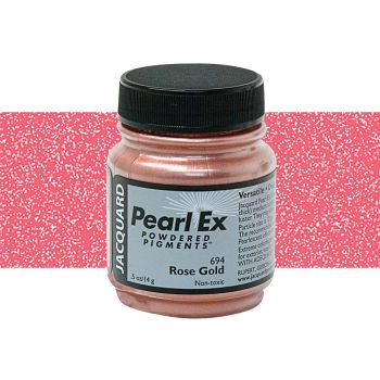Jacquard Pearl Ex Powdered Pigment - Rose Gold .5oz