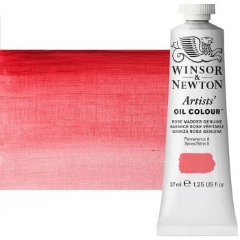 Winsor & Newton Artists' Oil Color 37 ml Tube - Rose Madder Genuine
