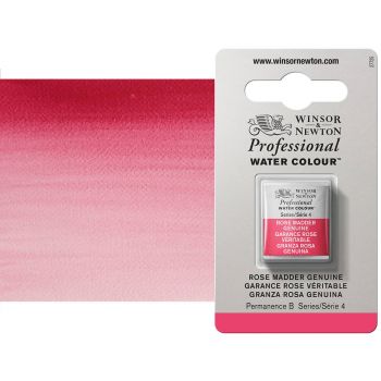 Winsor & Newton Professional Watercolor Half Pan - Rose Madder Genuine