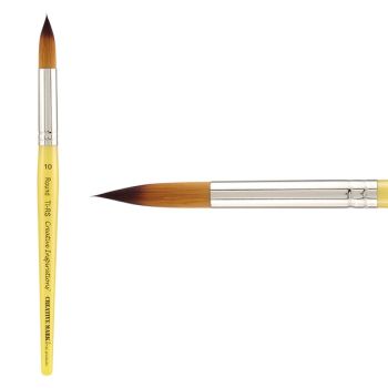 Creative Inspirations Dura-Handle™ Brush Short Handle Round #10