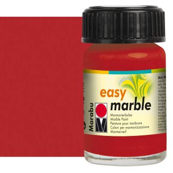 Marabu Easy Marble Ruby Red Paint, 15ml