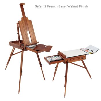Artcomber Portable Chair Black & Monet French Easel, Travel Set