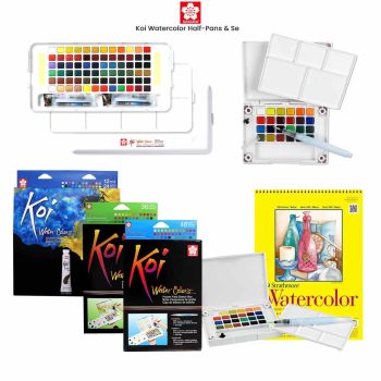 Sakura Koi Watercolor Half-Pans & Sets