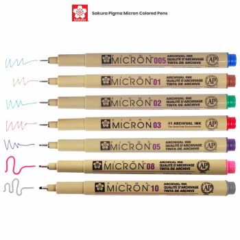 Sakura Pigma Micron Colored Pens