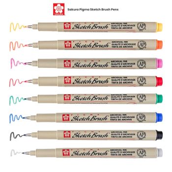 Sakura Pigma Sketch Brush Pens