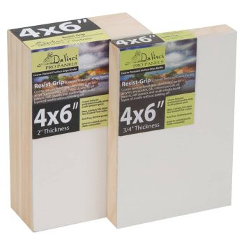 Da Vinci Pro Resist-Grip Textured Gesso Panels Sampler Pack 4x6 In