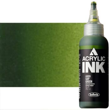 Holbein Acrylic Ink 100ml Sap Green