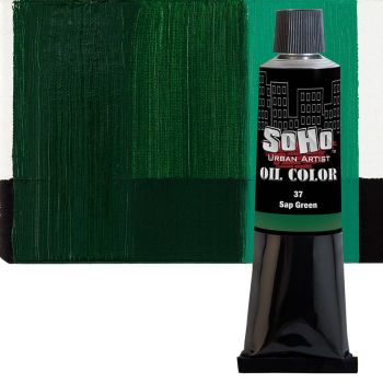 SoHo Artist Oil Color Sap Green 21ml Tube