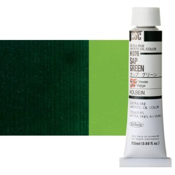Holbein Extra-Fine Artists' Oil Color 20 ml Tube - Sap Green