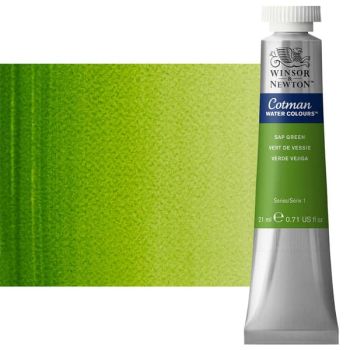 Winsor & Newton Cotman Watercolor 21 ml Tube - Sap Green