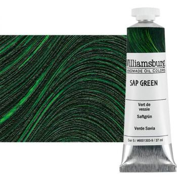 Williamsburg Oil Color, Sap Green, 37ml Tube