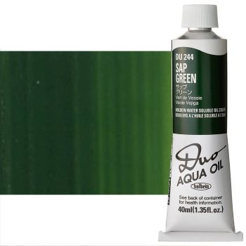 Holbein Duo Aqua Water-Soluble Oil Color 40 ml Tube - Sap Green