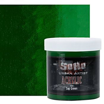 SoHo Urban Artists Heavy Body Acrylic - Sap Green, 500ml