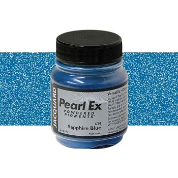 Jacquard Pearl-Ex Powder Pigment 1/2 oz Jar Sapphire Blue