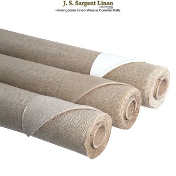 Sargent Herringbone Linen Canvas Rolls