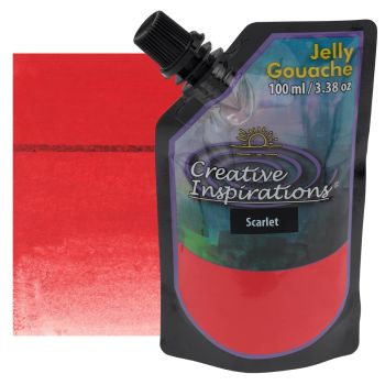Creative Inspirations Jelly Gouache Pouch - Scarlet (100ml)