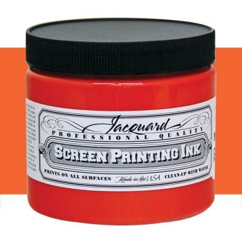 Jacquard Screen Printing Ink 16 oz Jar - Scarlet