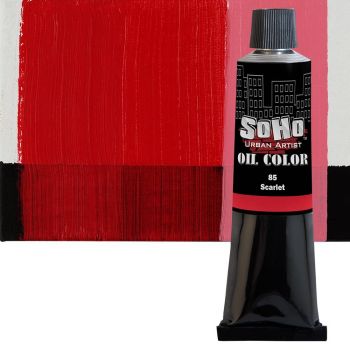 SoHo Artist Oil Color Scarlet 21ml Tubes