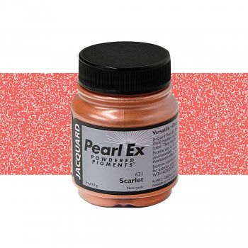 Jacquard Pearl-Ex Powder Pigment 1/2 oz Jar Scarlet