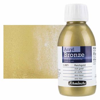 Schmincke Acrylic Bronze - Rich Gold, 150ml
