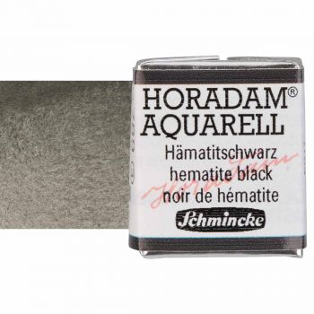 Schmincke Horadam Watercolor Hematite Black Half-Pan