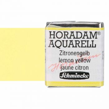 Schmincke Horadam Watercolor Lemon Yellow Half-Pan