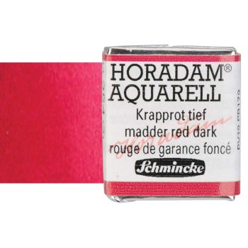 Schmincke Horadam Watercolor Madder Red Dark Half-Pan