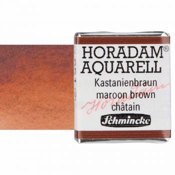 Schmincke Horadam Watercolor Maroon Brown Half-Pan