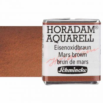 Schmincke Horadam Watercolor Mars Brown Half-Pan