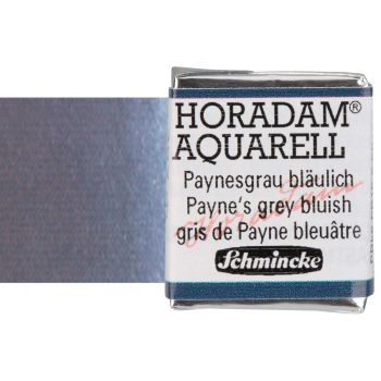 Schmincke Horadam Watercolor Paynes Grey Bluish Half-Pan