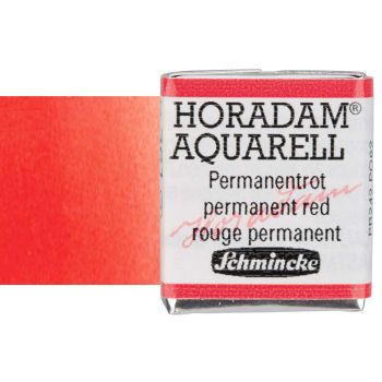 Schmincke Horadam Watercolor Permanent Red Half-Pan