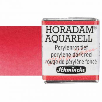 Schmincke Horadam Watercolor Perylene Dark Red Half-Pan