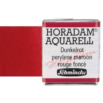 Schmincke Horadam Watercolor Perylene Maroon Half-Pan