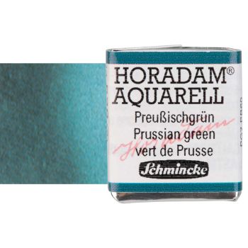 Schmincke Horadam Watercolor Prussian Green Half-Pan