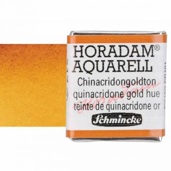 Schmincke Horadam Watercolor Quinacridone Gold Hue Half-Pan